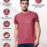 Men's Organic Cotton Chest Pocket T Shirt