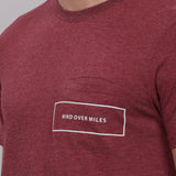 Men's Organic Cotton Chest Pocket  T Shirt