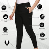 Women Organic Cotton Joggers Pant With Side Pockets and Adjustable Waist