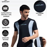 Men's Cut And Sew Hologram T-Shirt