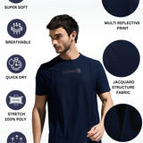 Men's Pintuck Multi Reflector Print T-Shirt
