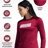 Women’s Raglan Sleeve Graphic T Shirt