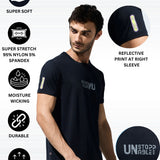 Men's Soft And Stretchable  Nylon Graphic Tee