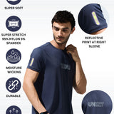 Men's Soft And Stretchable  Nylon Graphic Tee