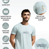 Men's Soft And Stretchable  Nylon Graphic Tee