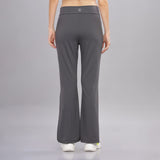 DOMIN8 Women Flared Mid-Rise Trousers