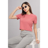 Women’s super stretchy ultra soft sweat wicking Nylon crop top and Jogger Set