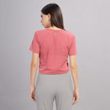 Women’s super stretchy ultra soft sweat wicking Nylon crop top