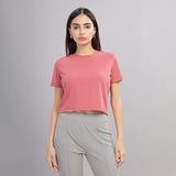 Women’s super stretchy ultra soft sweat wicking Nylon crop top and Jogger Set