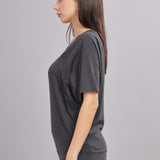 Women UPF Sun Protection Eco Friendly Yoga Top With Batwing Sleeve