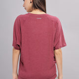 Women UPF Sun Protection Eco Friendly Yoga Top With Batwing Sleeve