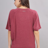 Women UPF Sun Protection Eco Friendly Yoga Top With Batwing Sleeve