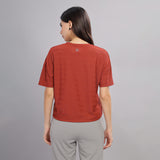 Women's Lightweight Drop Shoulder Top With Wrinkle Resistance