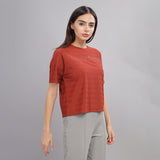 Women's Lightweight Drop Shoulder Top With Wrinkle Resistance