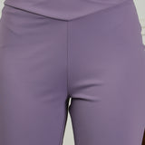 DOMIN8 Women Flared Mid-Rise Trousers