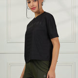 Women's Lightweight Drop Shoulder Top With Wrinkle Resistance