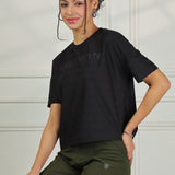 Women's Lightweight Drop Shoulder Top With Wrinkle Resistance