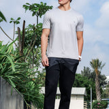 Men Cotton feel Super Stretchy Slim fit Polyester T Shirt