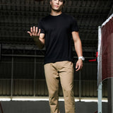 Men's Super Stretchy Work Leisure Pant With Denim Pocket & Coin Pocket