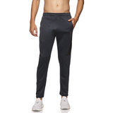 Mens Cut & Sew Track Pant with One Side Zipper Pocket and Inside Drawstring