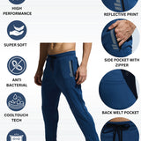 Men's Cut & Sew Zipper Pocket Jogger