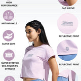 Women's High Low Graphic Print T-Shirt