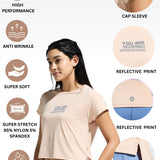Women's High Low Graphic Print T-Shirt