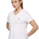Women 100% organic cotton mega sleeve top