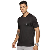 Men Cotton feel Super Stretchy Slim fit Polyester T Shirt