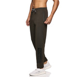 Men side pocket with Zipper closing and outside Drawstring Track Pants