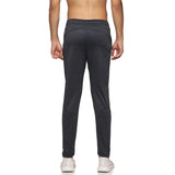 Mens Cut & Sew Track Pant with One Side Zipper Pocket and Inside Drawstring