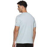 Men Organic Cotton Recycled Polyester Melange effect T Shirt
