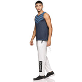 Men side pocket with Zipper closing and outside Drawstring Track Pants