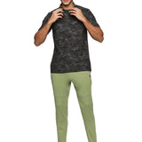Men One Side Zipper Pocket and Inside Drawstring Trackpant