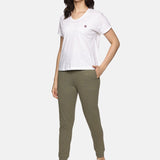 Women Joggers pant With Side Pockets and Drawstring waist Adjustable
