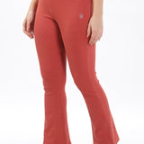 Women's  Cotton Flared Stretchy and Slim Fit Pant