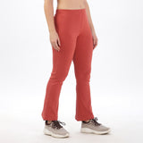 Women's  Cotton Flared Stretchy and Slim Fit Pant