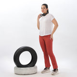 Women's  Cotton Flared Stretchy and Slim Fit Pant