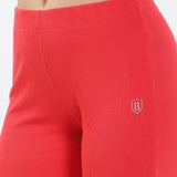 Women's  Cotton Flared Stretchy and Slim Fit Pant