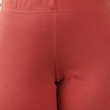 Women's Cotton Slim Flared Stretchy and slim Fit Slit Pant