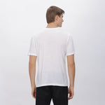 back of White polyester t-shirt – perfect for everyday wear