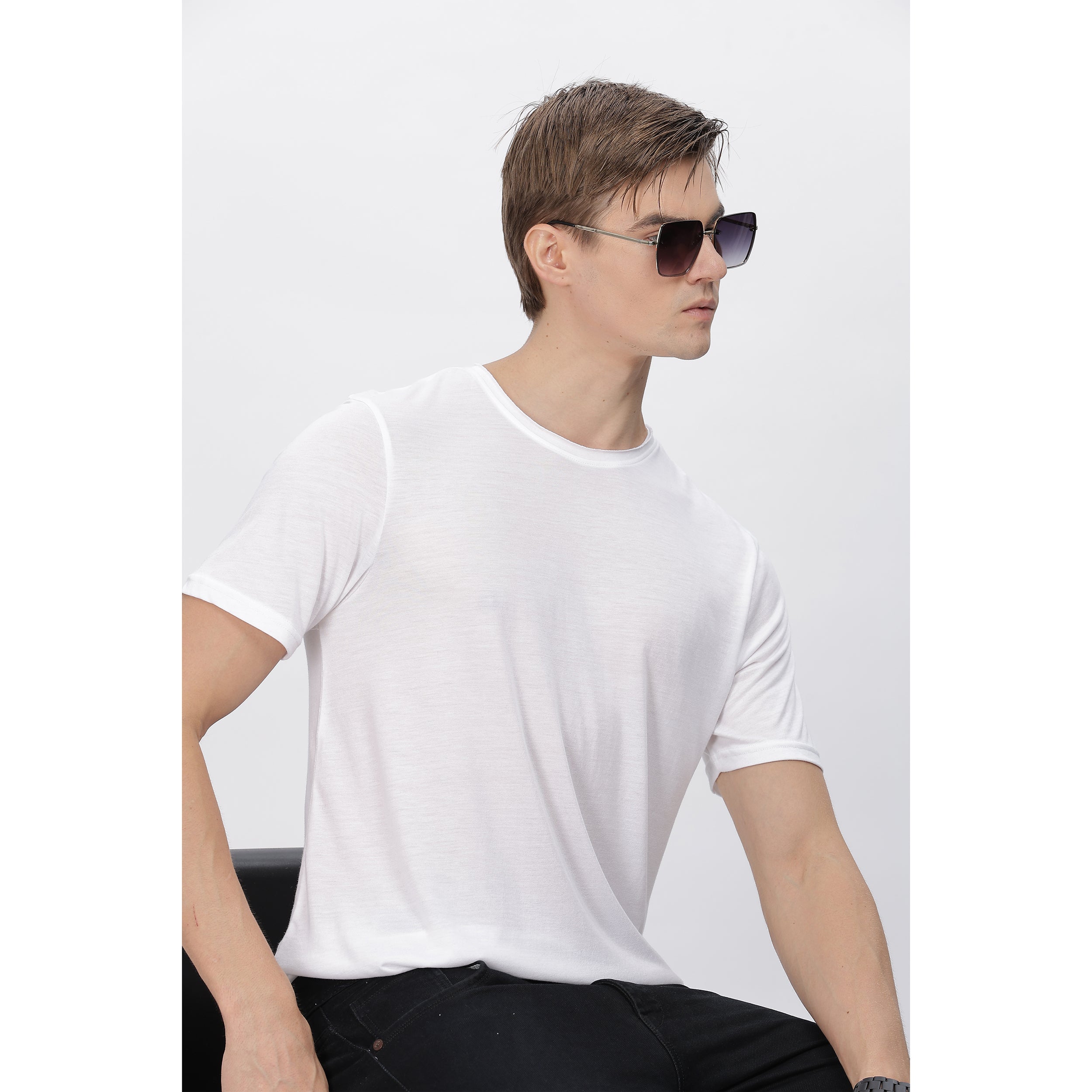 Men's tencil polyester t-shirt – ultra-soft and smooth finish