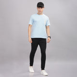 Men’s Soft Cotton Shrinkage Resistant Stretchable T Shirt with Chest Zipper Pocket