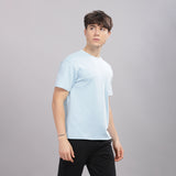 Men’s Soft Cotton Shrinkage Resistant Stretchable T Shirt with Chest Zipper Pocket