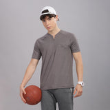 Men's Raglan Sleeve casual Chest Pocket T shirt