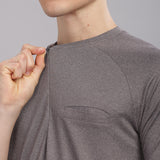 Men's Raglan Sleeve casual Chest Pocket T shirt