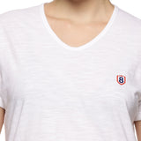 Women 100% organic cotton mega sleeve top