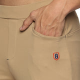 Men's Super Stretchy Work Leisure Pant With Denim Pocket & Coin Pocket