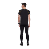 Men's Training T-Shirt with Flat Lock Contrast color stitch