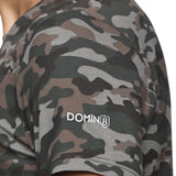 DOMIN8 Men Cotton Regular Fit Round Neck Camouflage Sports T-Shirt